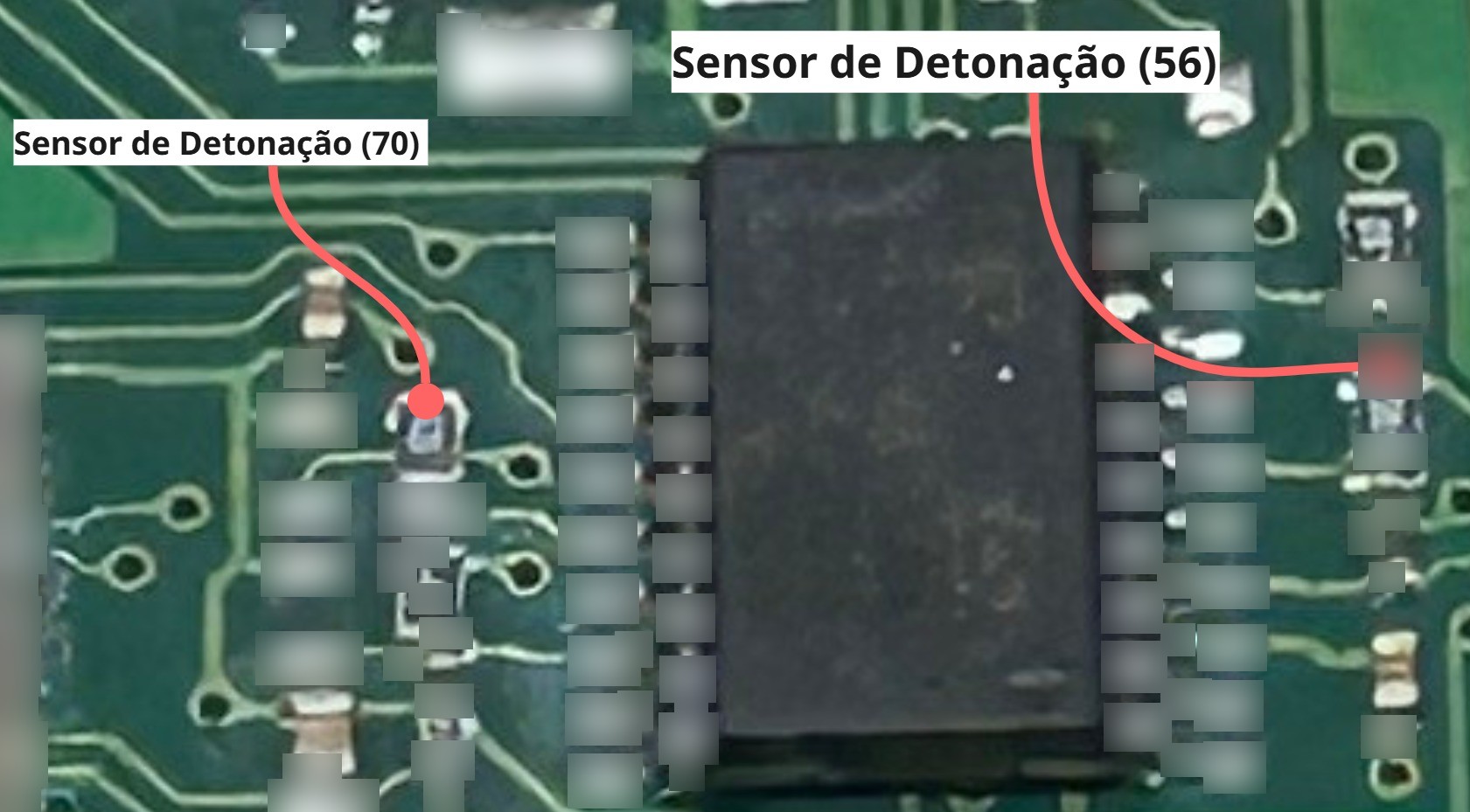 AA205AC1 sensor de detonação — IAW 4AFB